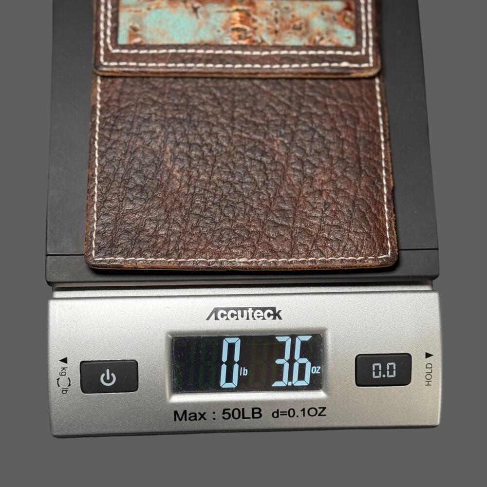 Handcrafted Leather Arrow Pocket Quiver Turquoise Inlay Traditional - Picture 13 of 13